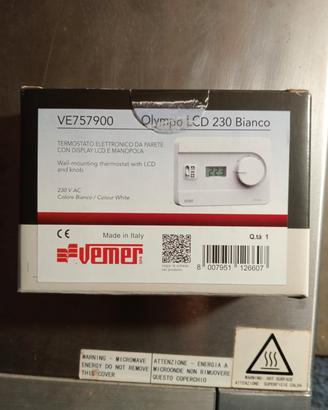 Termostato VEMER Olimpo bianco