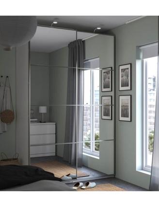 AULI IKEA  ante scorrevoli vetri a specchio