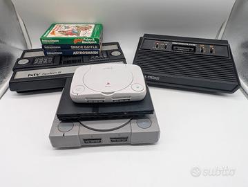 Console Retro Atari Intellivision Playstation