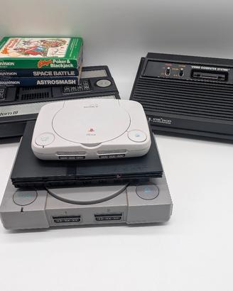 Console Retro Atari Intellivision Playstation