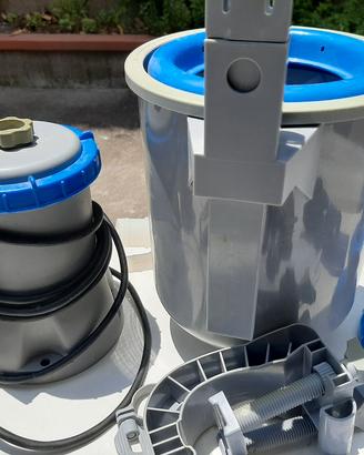pompa e skimmer piscina gonfiabile