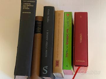 Lotto libri vari: Lovecraft, Nodier, Verga, Umbria
