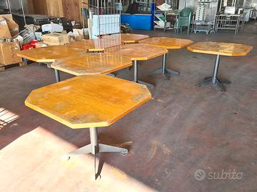 tavoli da bar in legno usati