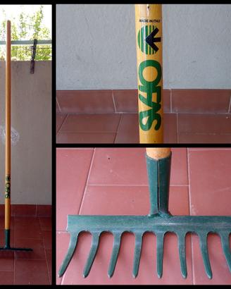 Rastrello manicato in acciaio a 9 denti OFAS