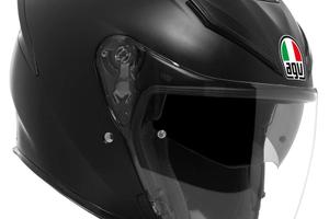 Casco Moto Jet AGV K5 JET EVO MONO Nero Opaco
