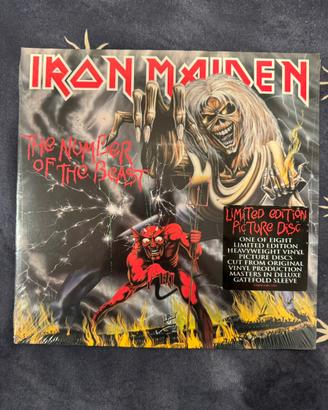 Iron Maiden The Number of the beast picture disc
