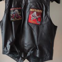 Gilet pelle Iron Maiden..per prezzo contattatemi 