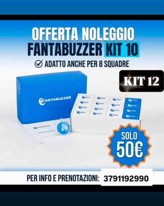 Fantabuzzer da 10 e 12 e 8