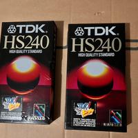 Videocassette vergini TDK HS 240