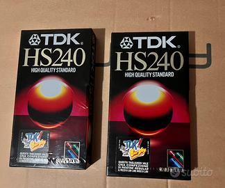 Videocassette vergini TDK HS 240