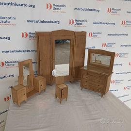 Modellino Artigianale camera da letto in legno