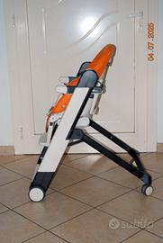 Seggiolone Peg Perego Siesta Follow Me - Reclinabile, Pieghevole, Per Bambini 0-3 Anni, Colore Noce - Foto 13