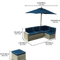 set salottino da Giardino per bambini 