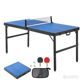 Tavolo Ping Pong Taglia Media Pieghevole Portatile