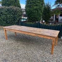 TAVOLO IN LEGNO MASSELLO AL NATURALE