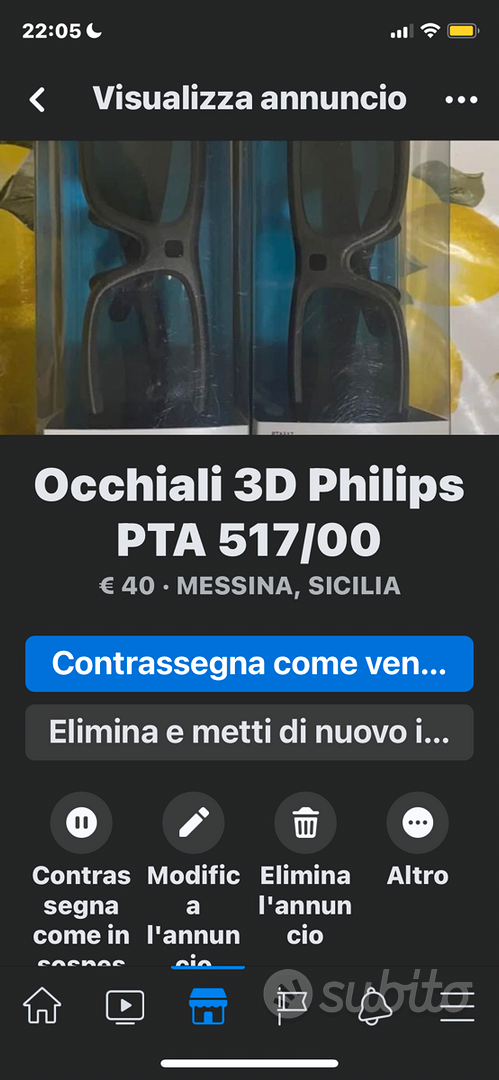 Occhiali on sale 3d philips