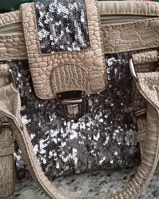Borsa con paillettes