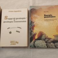 Libri universitari di Scienze Geologiche anni 80