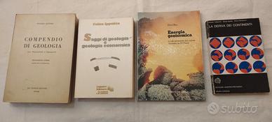 Libri universitari di Scienze Geologiche anni 80