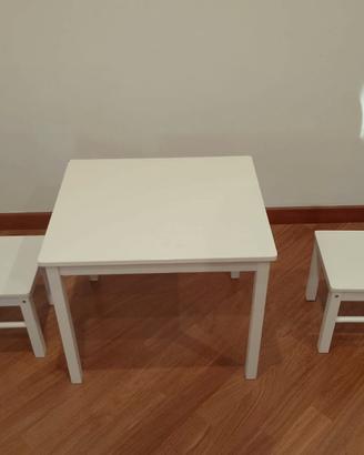 Tavolino e seggioline per bambini Ikea Kritter