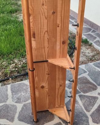 Appendiabiti da parete in legno cm 100
