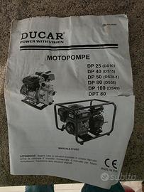 pompa a benzina 4 tempi