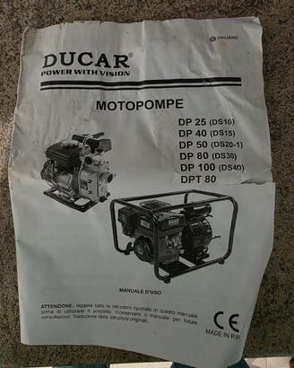 pompa a benzina 4 tempi