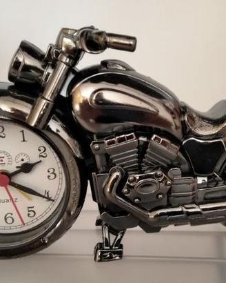 SVEGLIA OROLOGIO A FORMA DI MOTO MOTORE NUOVA