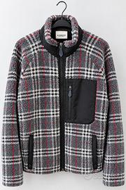 Giacca in pile Burberry Dorian check taglia m