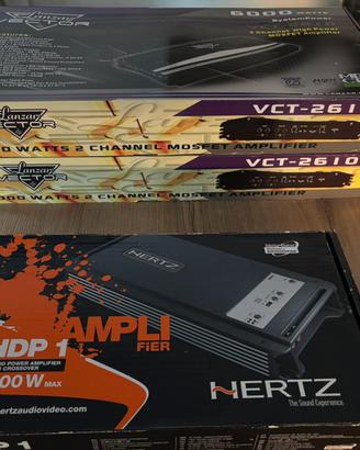 Amplificatori Car Audio AudioSystem Lanzar Hertz