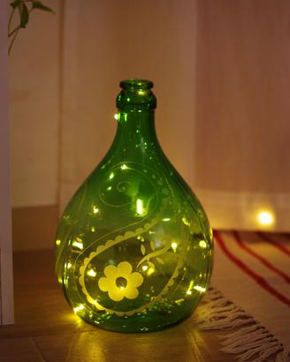 Damigiana 5 L con decorazione incisa
