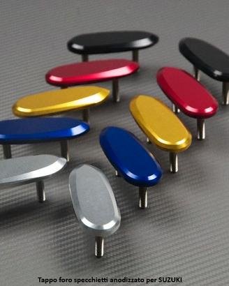 Tappo foro specchietti anodizzato per SUZUKI