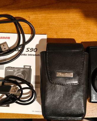 Canon S90 Power Shot 10 megapixel e accessori