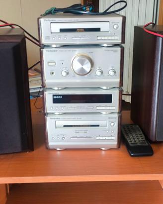 Impianto stereo mini Technics vintage