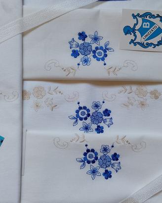 Lenzuola matrimoniali con federe