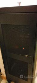 Armadio Rack 19 27U 60x100x141.2cm da pavimento