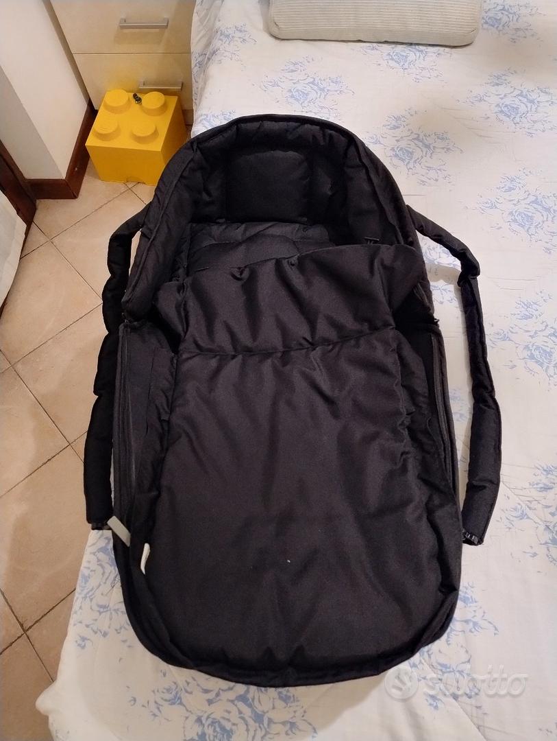 Hauck Passeggino 3 Ruote Runner - Passeggino Ruote Grandi Gonfiabili - Nero/Giallo Neon & 2in1 Carrycot, Navicella 2 In 1 Convertibile In Copri-Gambe - 8