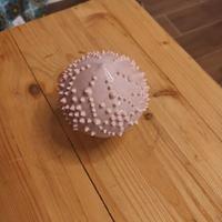 Pumo merletto portafortuna ceramica artigianale