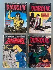 Fumetti Diabolik e Zakimort