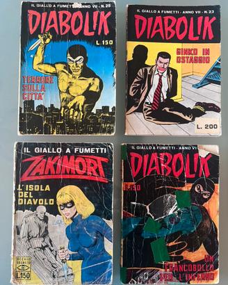 Fumetti Diabolik e Zakimort