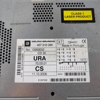 13263052 AUTORADIO OPEL ZAFIRA B 1.9 D 110KW 6M 5P