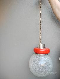 Lampadario vintage a lampadina