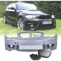 PARAURTI ANTERIORE BMW E81 E87 E82 04-13 LOOK 1M S