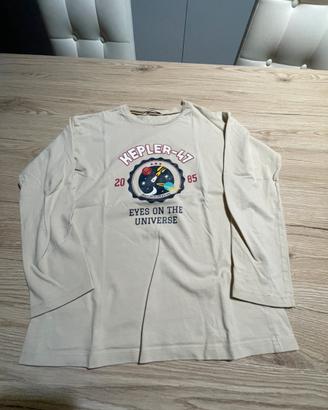 Maglia Manica Lunga Girocollo Cotone
