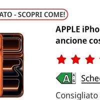 Iphone 17 pro 256 gb arancione cosmico imballato