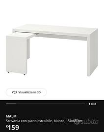 Scrivania Ikea Malm