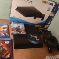  PlayStation 4 1Tb CUH-2116B + 4 Giochi+ 2joypad C