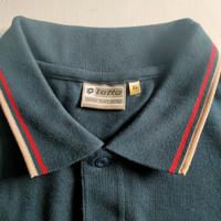 Polo manica lunga Lotto uomo colore Blu taglia XL