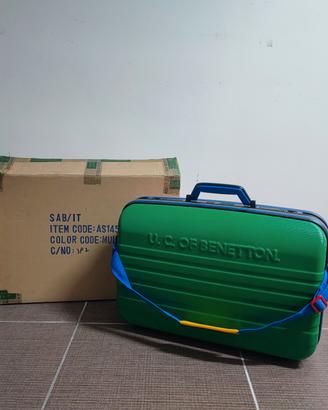 Valigia vintage Benetton con scatola