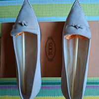 Tod's Ballerine/Mocassini camoscio sabbia tg. 36.5